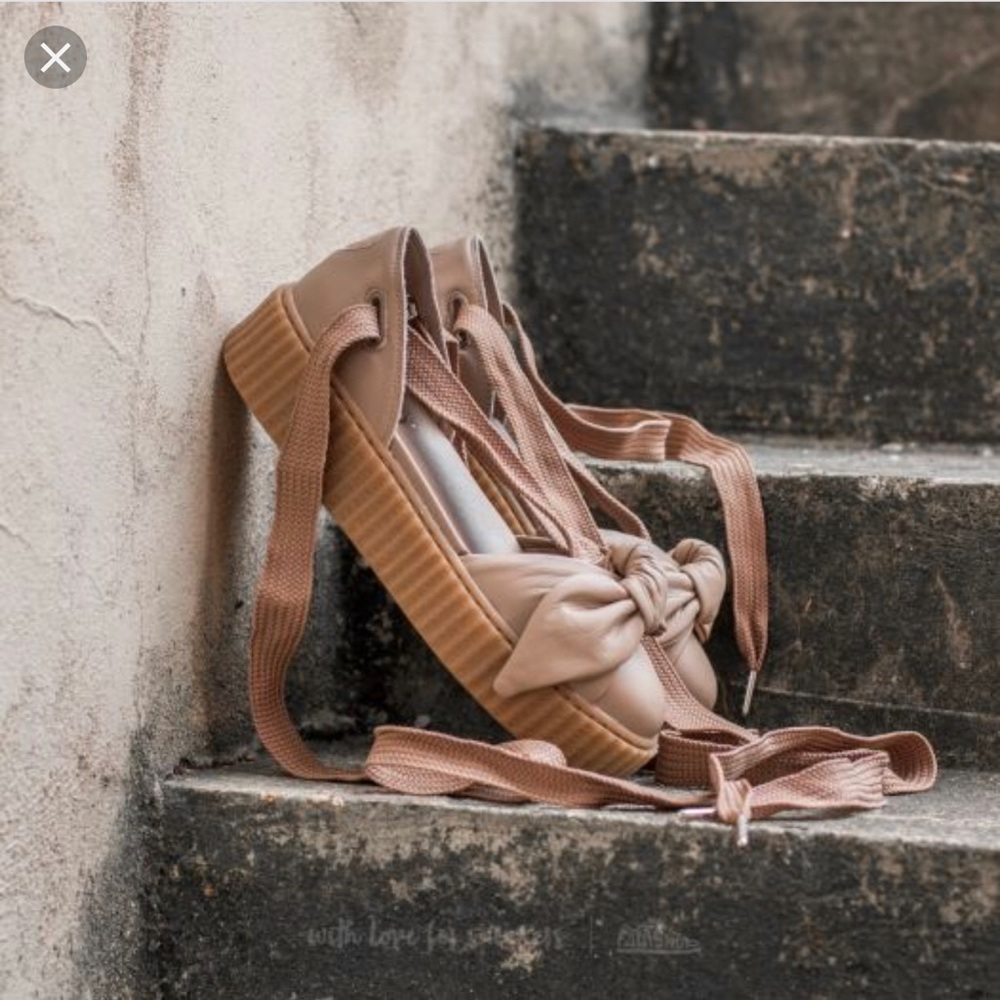 Rihanna Creeper Bow Puma Sandals